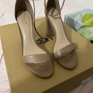 Aldo Women's Beige Heeled Sandals